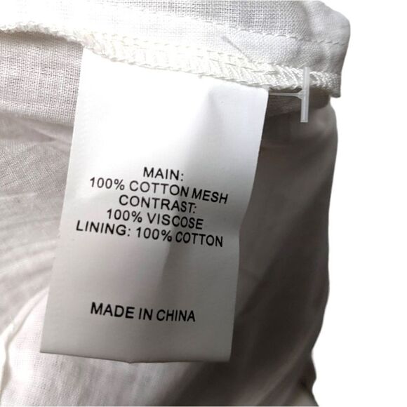 NWT FINDERS KEEPERS All She Wants High Rise Mesh Shorts Ivory 2 - Picture 6 of 7